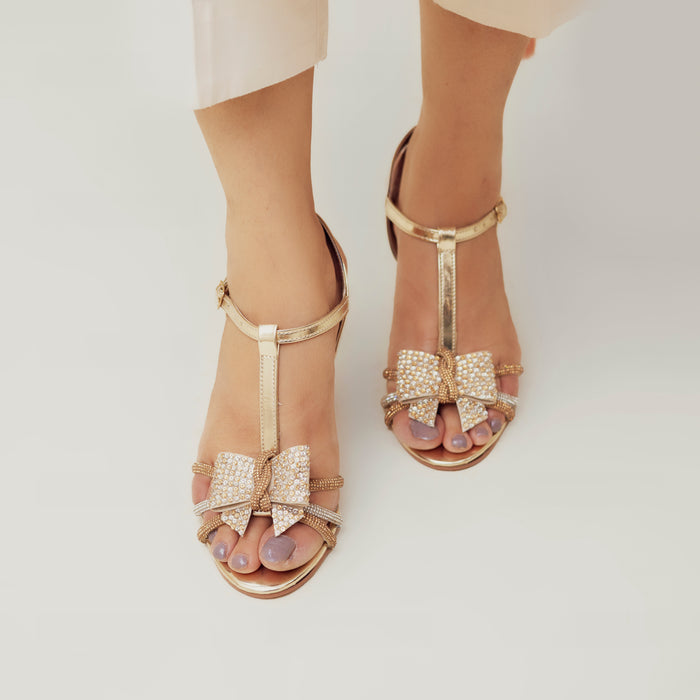 Adina bow Heels